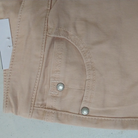 NEW! Skinnygirl Pull-On Mid-Rise Crop Skinny Jeans, Rose Quartz - TALL - Picture 5 of 15